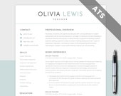 Two Column Resume Template, ATS Friendly, For Sales, Administrators & Influencer Marketing, CV Template MS Word, Ats Compatible