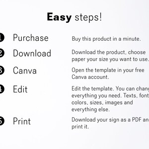 Editable Follow Us on Instagram & Facebook Sign, Social Media Sign