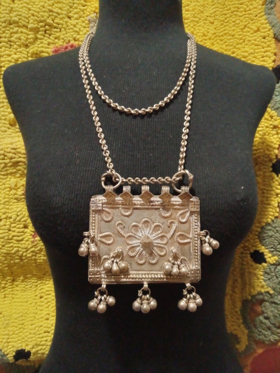 Old Silver Tibetan Necklace