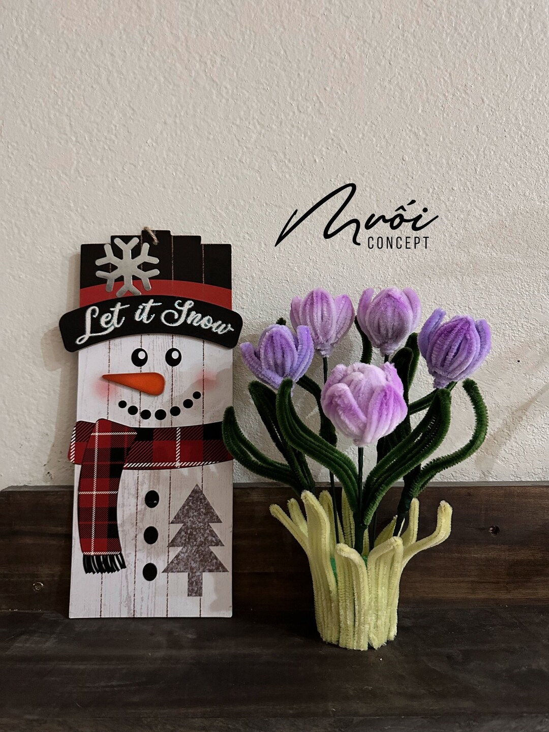 5 Handmade Pipe Cleaners Tulip Flowers for Anniversary Gift Etsy