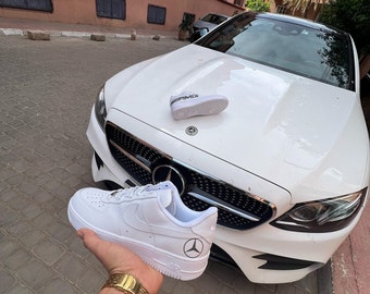 Air Force Mercedes-AMG - zapatillas de la fuerza aérea pintadas a mano