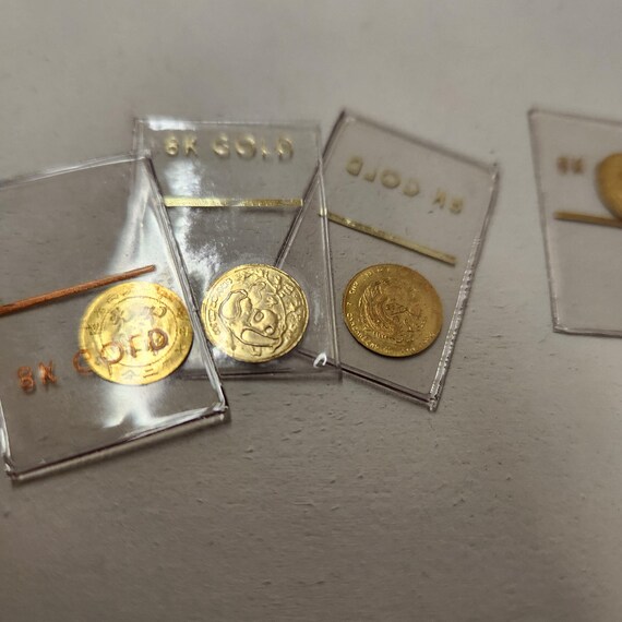 One Vintage Gold Coin (china) 1985/1986 Genuine- About 5.5k Purity