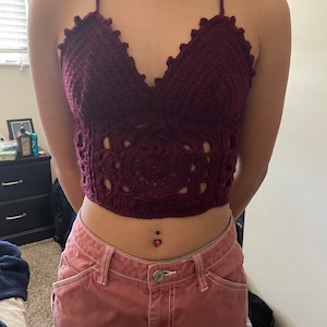 Crochet crop top