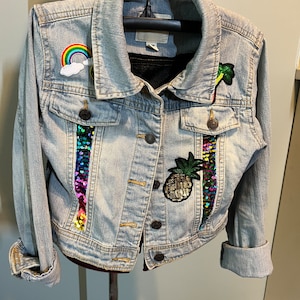 Upcycled Kinder-Denimjacke