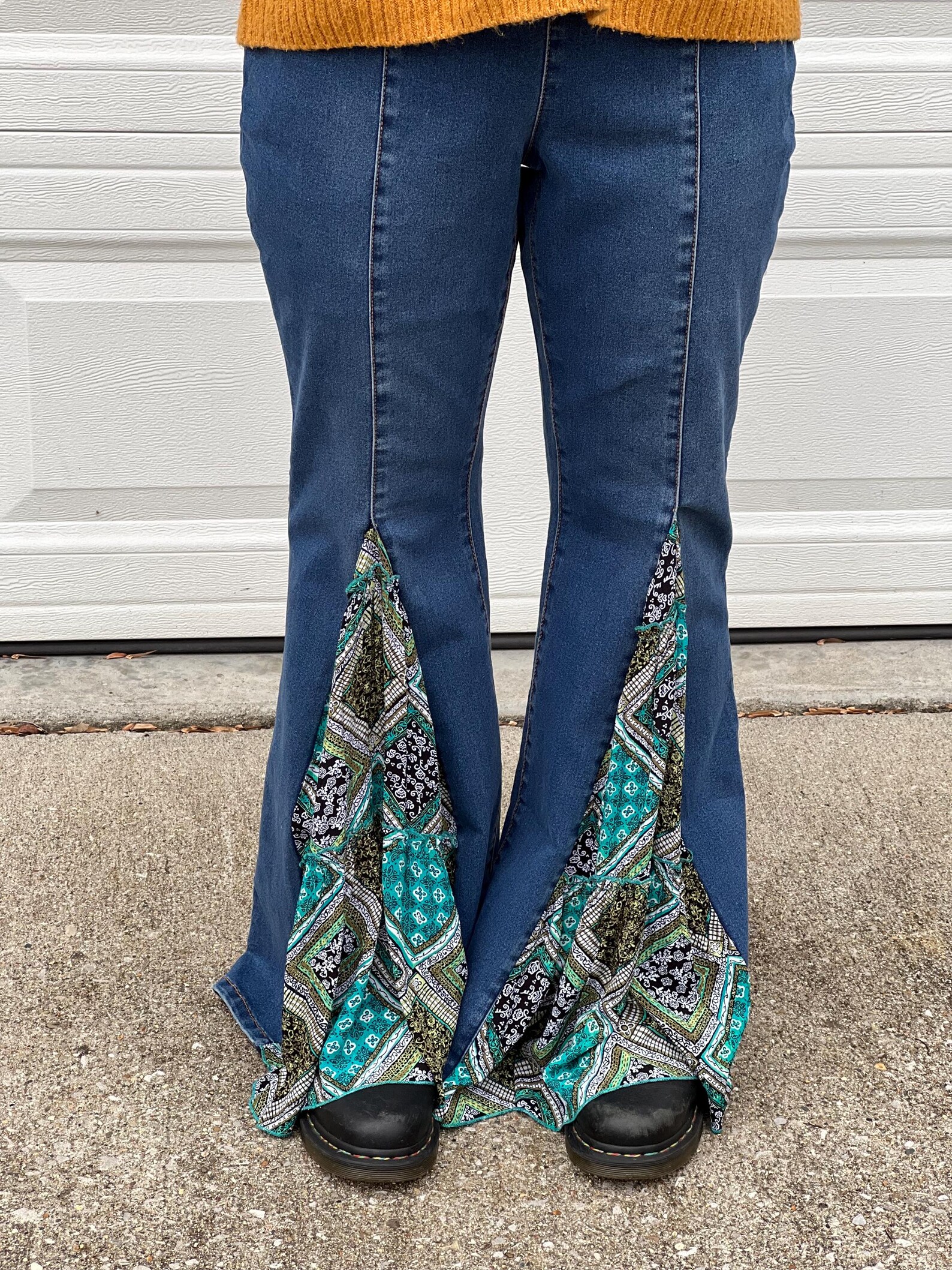 Bohemian Bell Bottom Jeans main image 0