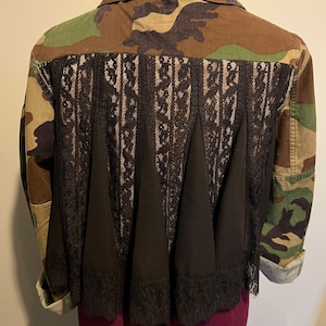 Camo collection- Up cycled camouflage jacket