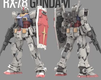 1/144 RX-78-2 Ver. ka 3D printing conversion kit for EG RX 1/144 RX-78-2 Ver. ka 3D printing conversion kit for EG RX