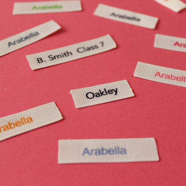 Sew-In Ribbon Name Labels