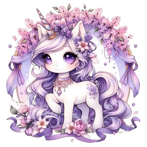 10枚の高品質300 DPI JPEG 中国ユニコーンクリップアート シノワズリースタイルの磁器風プリントアートステッカー昇華クラフト