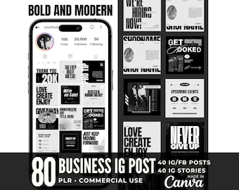 Instagram Business Social Media Social Media Instagram Template plr mrr Social Media Marketing Instagram post Coach Template