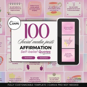 Affirmations Manifestation citation motivante Instagram médias sociaux Instagram modèle plr mrr marketing des médias sociaux publication Instagram