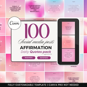 Affirmations Manifestation motivational quote Instagram Social Media Instagram Template plr mrr Social Media Marketing Instagram post