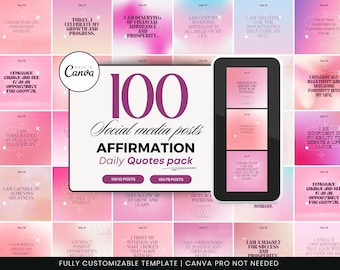 Affirmations Manifestation motivational quote Instagram Social Media Instagram Template plr mrr Social Media Marketing Instagram post