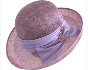 Ladies Women Fashion Hat  Kentucky Derby Church Wedding Elegant Linen Fedora Hats Banquet Bucket Cap British Hemp Yarn Hats Fascinators