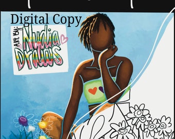 Digital Coloring Book to Uplift and Inspire | NydiaDraws