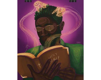 Cultivation| Inspirational Quote Art Print | black woman art | healing art | self love | affirmation art | NydiaDraws