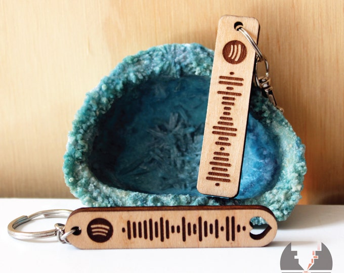 Spotify Code Keyring Personalized wood Music Code Wedding Song Custom Keychain Engraved Music Lover Gift Noah Kahan taylor