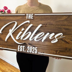 Rustic Wooden Name Sign: Farmhouse Family Last Name Plaque
