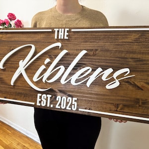 Custom Wood Sign | Personalized Family Name Sign | Last Name Pallet Sign | Wedding Gift | Home Wall Decor | Anniversary Gift