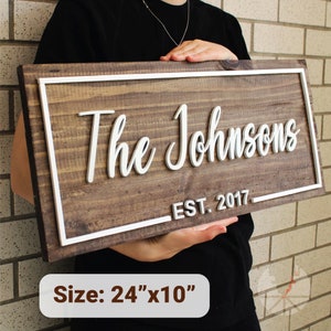 Custom Wood Sign | Personalized Family Name Sign | Last Name Pallet Sign | Wedding Gift | Home Wall Decor | Anniversary Gift