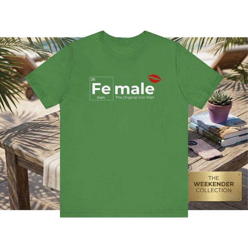 Female is the Original Iron Man Original Tshirt Tee image 7