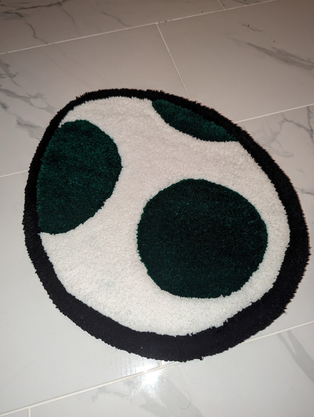 Handmade Tufted Yoshi Egg Floor Rug New Color Options Etsy