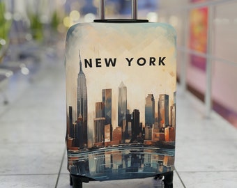New York Premium Suitcase cover, Suitcase protector, Luggage Cover, Travel Accessories