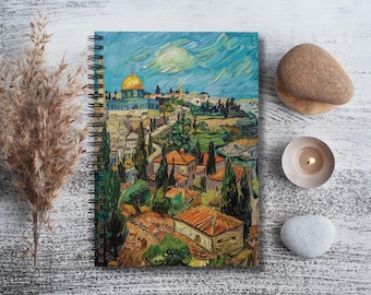 Jerusalem Oil Painting Art Style Notebook: Holy City Journal
