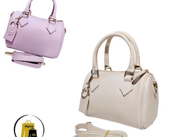 Stilvolle Echtleder-Handtaschen für Frauen mit trendigen Schultergurten Hochwertige, vielseitige Taschen für Mädchen und Frauen