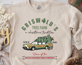 Griswolds Tree Farm Sweatshirt, Griswold Christmas Sweatshirt, Christmas Sweatshirt, Christmas Shirt, Christmas Vacation, Christmas Gift