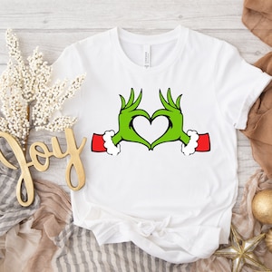 Grinch Love Shirt, Christmas Grinch Shirt, Whoville T-Shirt, Funny Christmas Gift, Grinch Tee, Whoville  Shirt, Christmas Shirt, Grinch Gift