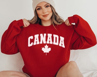 Canada Sweatshirt, Canada Day Shirt, Canadian Pride, Canada Flag Shirt, Canadian Sweatshirt, Maple Leaf,  Canada Sweater, Gift, Oh Canada