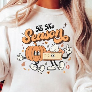 Dit is het seizoen Sweatshirt, Herfst Sweatshirt, Thanksgiving Sweatshirt, Pumpkin Sweatshirt, Pumpkin Spice, Spooky seizoen, Fall Crewneck