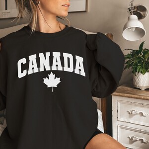Sweat-shirt Humoristique "Tabarnak Je Me Barre Au Canada" - Cadeau Idéal Pour Les Amoureux Du Canada