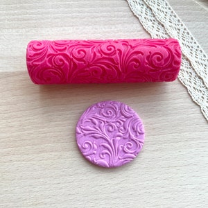 Polymer Clay Texture Roller/ Texture Roller/ Clay Cutters/ Clay Tools/ Roller/ Seamless Roller/ Pattern Roller