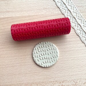 Polymer Clay Texture Roller/ Texture Roller/ Clay Cutters/ Clay tools/ Roller/ Seamless Roller/ Pattern Roller/ Christmas Roller