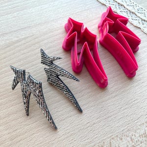Polymer Clay Cutters/ Earring Cutters/ Dangle Earring Cutters/ Clay Cutters/ Clay tools/ Abstract Clay Cutter/ Boho Clay Cutter