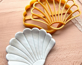 Shell Trinket Dish Cutter: Polymer Clay Tool