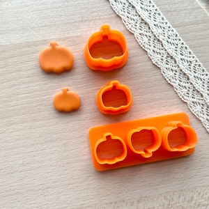 Polymer Clay Cutters/ Earring Cutters/ Dangle Earring Cutters/ Clay Cutters/ Clay tools/ Fall Cutter/ Pumpkin Clay Cutter