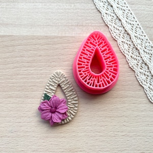 Polymer Clay Cutters/ Ohrring Cutters/ Baumeln Ohrring Cutters/ Clay Werkzeuge/ Rattan Cutter