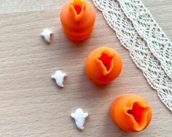 Ghost Polymer Clay Cutters: Halloween Earring Dangle Tools