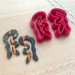 Polymer Clay Cutters/ Earring Cutters/ Dangle Earring Cutters/ Clay Cutters/ Clay tools/ Abstract Clay Cutter/ Boho Clay Cutter