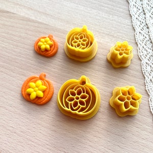 Polymer Clay Cutters/ Earring Cutters/ Dangle Earring Cutters/ Clay Cutters/ Clay tools/ Fall Cutter/ Pumpkin Cutter