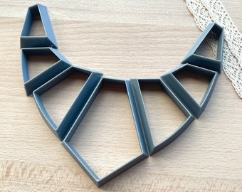Polymer Clay Necklace Cutter Set: Geometric Jewelry Tools