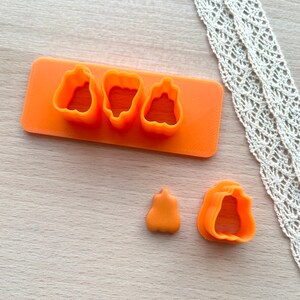 Polymer Clay Cutters/ Earring Cutters/ Dangle Earring Cutters/ Clay Cutters/ Clay tools/ Fall Cutter/ Pumpkin Cutter/ Pumpkin Clay Cutter