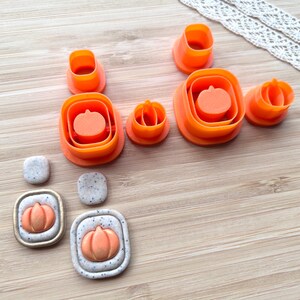 Polymer Clay Cutters/ Earring Cutters/ Dangle Earring Cutters/ Clay Cutters/ Clay tools/ Fall Cutter/ Pumpkin Cutter/ Pumpkin Cutter Set
