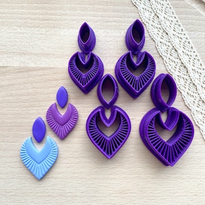 Polymer Clay Cutters/ Earring Cutters/ Dangle Earring Cutters/ Clay Cutters/ Clay tools