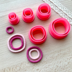 Polymer Clay Cutters/ Earring Cutters/ Dangle Earring Cutters/ Clay Cutters/ Clay tools/ Cutter Set