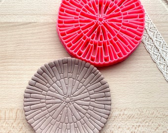 Rattan Polymer Clay Cutter: Earring & Trinket Dish Tool