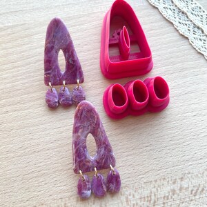 Polymer Clay Cutters/ Earring Cutters/ Dangle Earring Cutters/ Clay Cutters/ Clay tools/ Abstract Clay Cutter/ Boho Clay Cutter